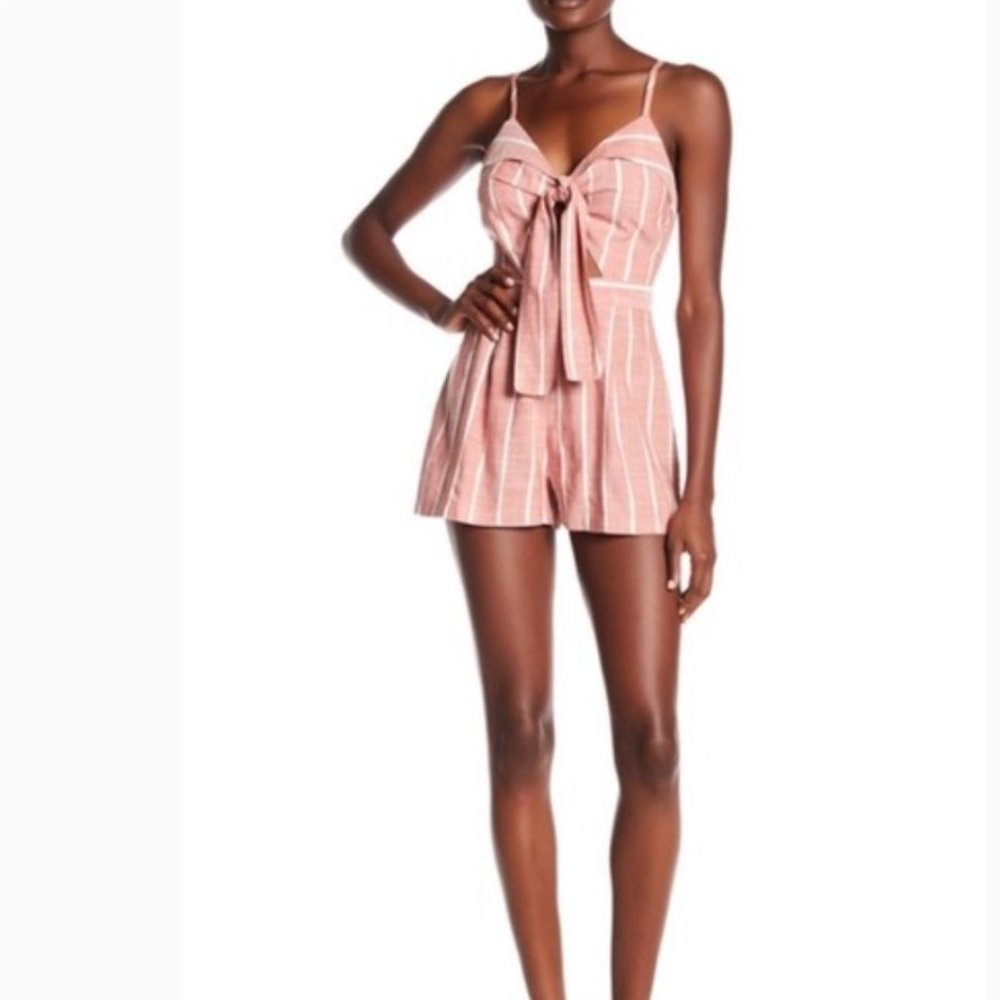 Ten Sixty Sherman striped romper Large